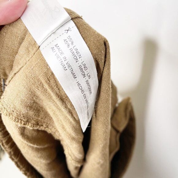 SUPPLIES BY UNIONBAY Sybil Linen Blend Solid Short - Picture 12 of 12